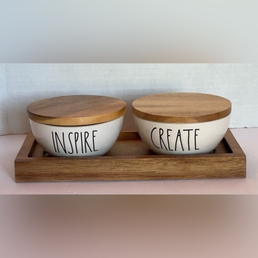 Rae Dunn Create & Inspire Set of 2 Pinch Bowl Set​
